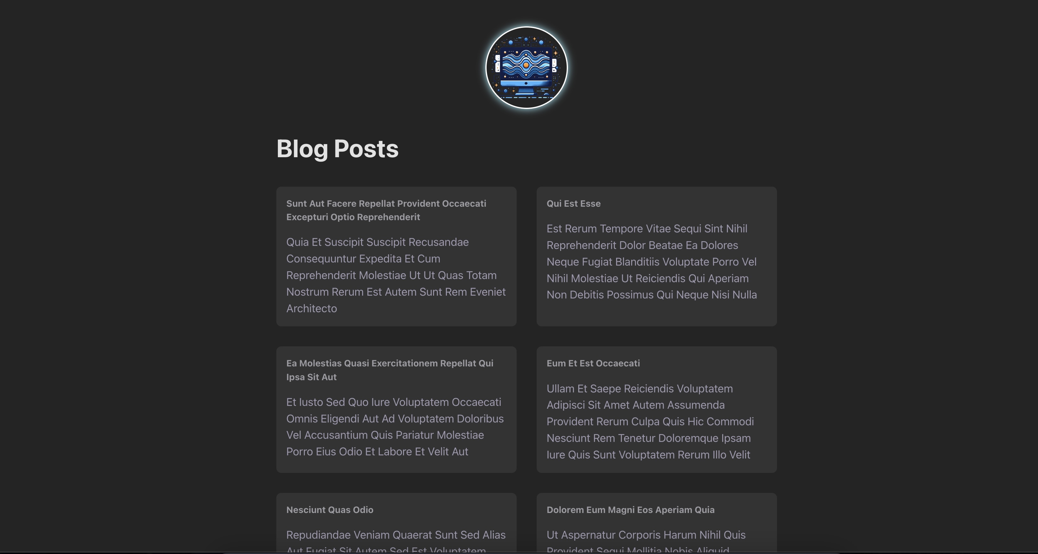 React BlogPost Project